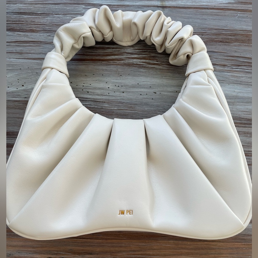 JW Pei Gabbi ruched hobo bag